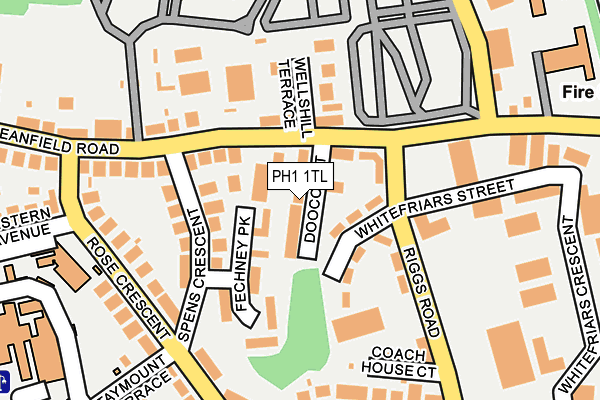 PH1 1TL map - OS OpenMap – Local (Ordnance Survey)