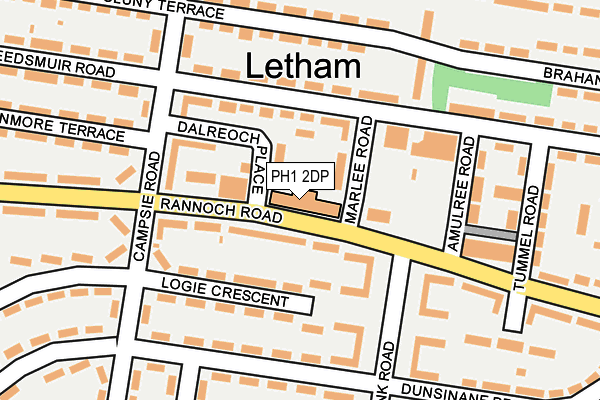 Map of LETHAM SHOP LTD at local scale