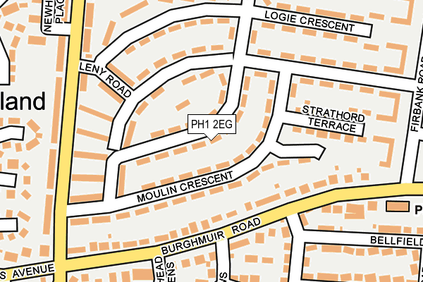 PH1 2EG map - OS OpenMap – Local (Ordnance Survey)