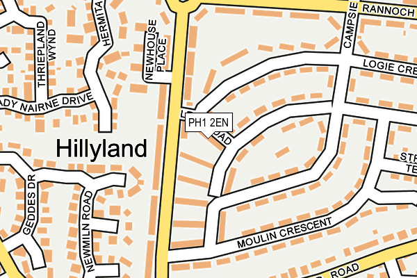 PH1 2EN map - OS OpenMap – Local (Ordnance Survey)