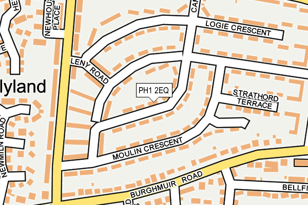 PH1 2EQ map - OS OpenMap – Local (Ordnance Survey)