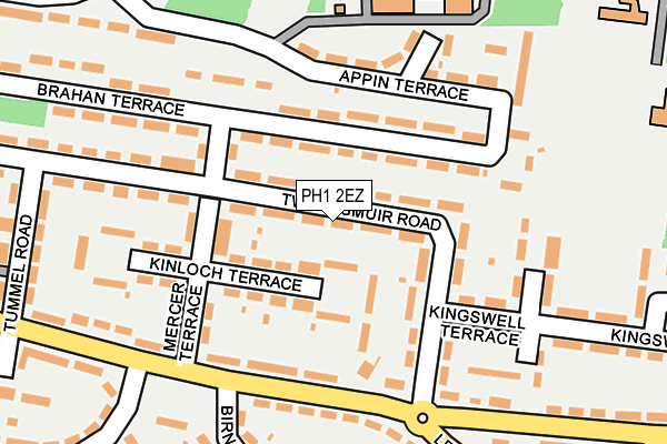 PH1 2EZ map - OS OpenMap – Local (Ordnance Survey)