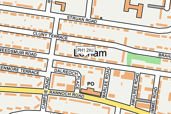 PH1 2HJ map - OS OpenMap – Local (Ordnance Survey)