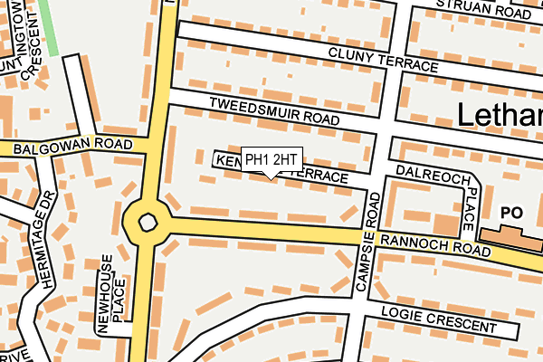 PH1 2HT map - OS OpenMap – Local (Ordnance Survey)