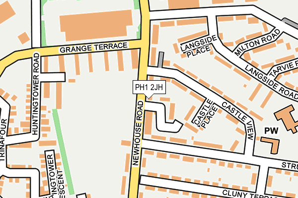PH1 2JH map - OS OpenMap – Local (Ordnance Survey)