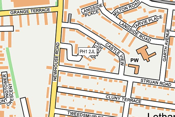 PH1 2JL map - OS OpenMap – Local (Ordnance Survey)