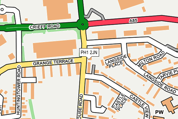 PH1 2JN map - OS OpenMap – Local (Ordnance Survey)