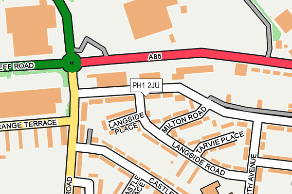 PH1 2JU map - OS OpenMap – Local (Ordnance Survey)