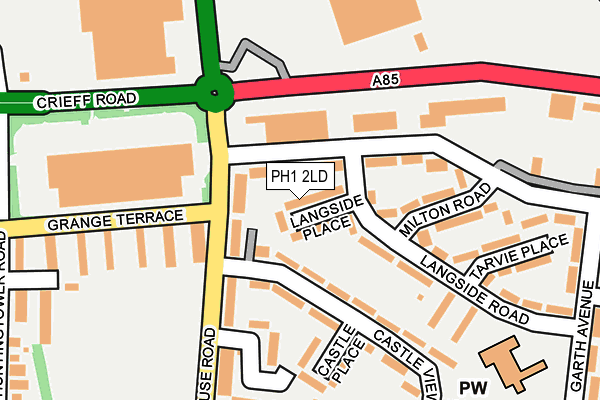 PH1 2LD map - OS OpenMap – Local (Ordnance Survey)