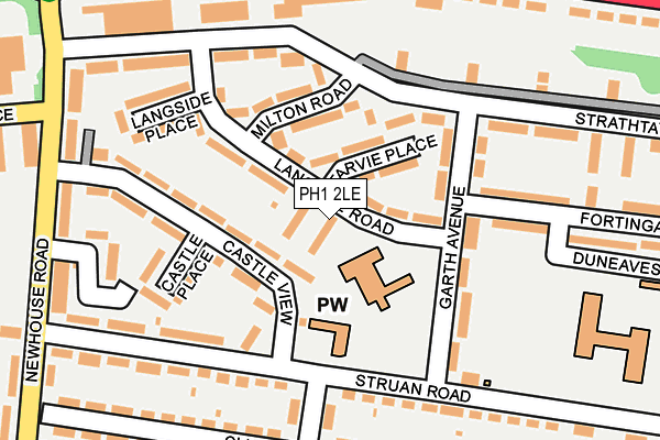 PH1 2LE map - OS OpenMap – Local (Ordnance Survey)