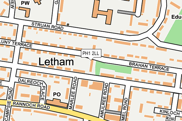 PH1 2LL map - OS OpenMap – Local (Ordnance Survey)