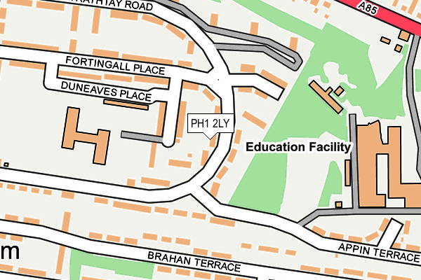 PH1 2LY map - OS OpenMap – Local (Ordnance Survey)