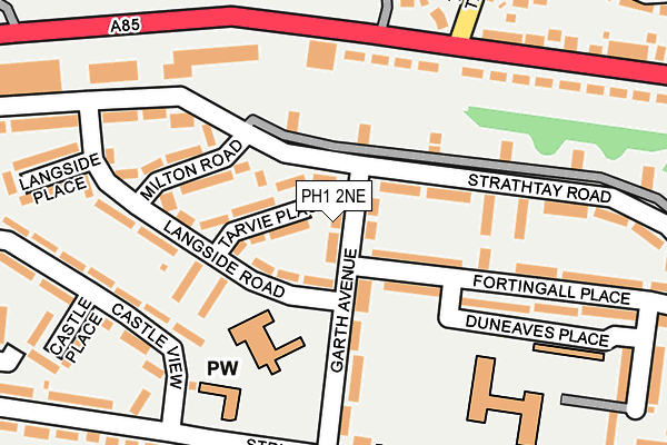 PH1 2NE map - OS OpenMap – Local (Ordnance Survey)