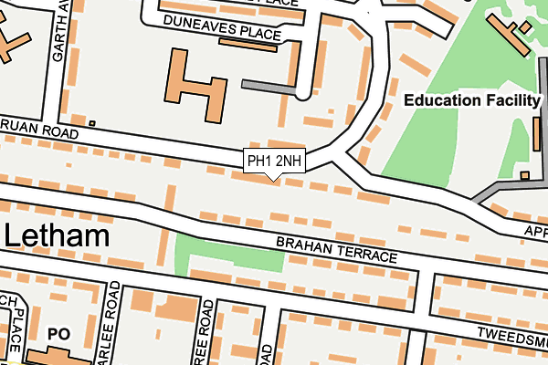PH1 2NH map - OS OpenMap – Local (Ordnance Survey)