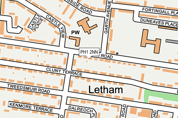PH1 2NN map - OS OpenMap – Local (Ordnance Survey)