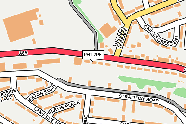PH1 2PE map - OS OpenMap – Local (Ordnance Survey)