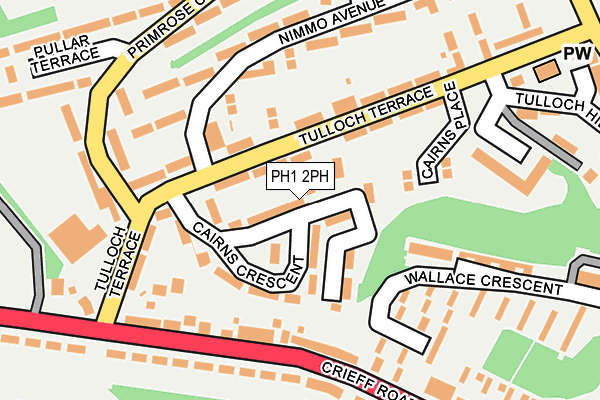PH1 2PH map - OS OpenMap – Local (Ordnance Survey)