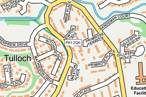 PH1 2QH map - OS OpenMap – Local (Ordnance Survey)