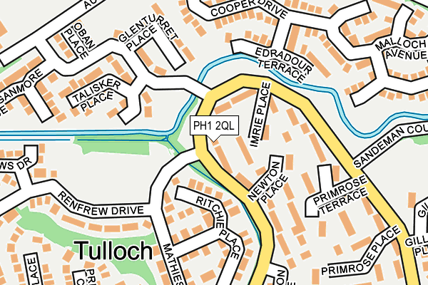 PH1 2QL map - OS OpenMap – Local (Ordnance Survey)