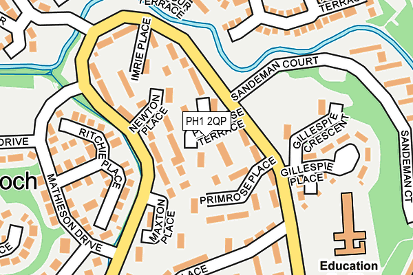 PH1 2QP map - OS OpenMap – Local (Ordnance Survey)