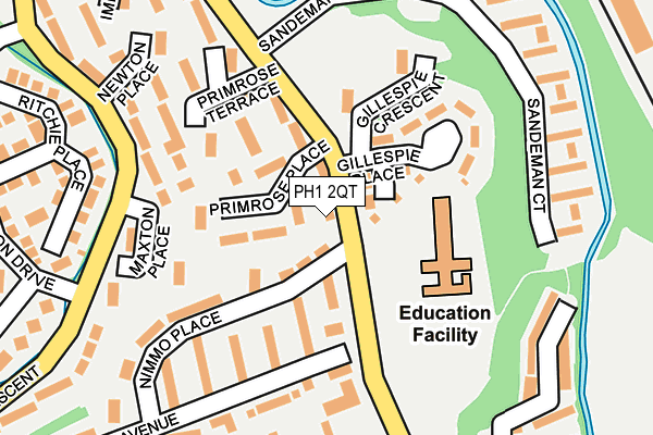 PH1 2QT map - OS OpenMap – Local (Ordnance Survey)