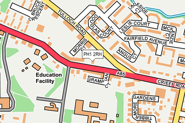 PH1 2RH map - OS OpenMap – Local (Ordnance Survey)