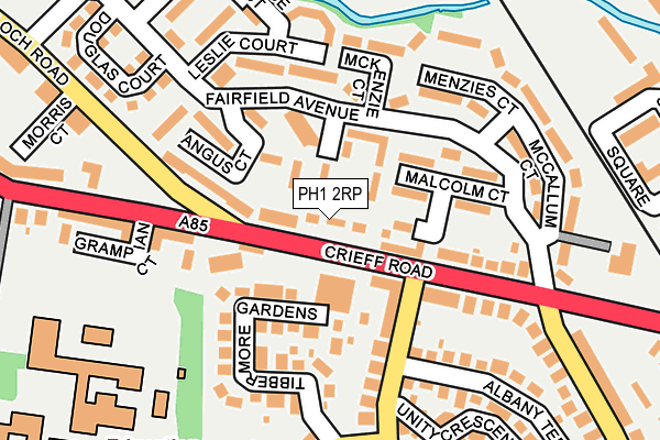 PH1 2RP map - OS OpenMap – Local (Ordnance Survey)