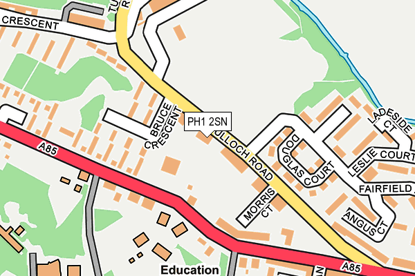 PH1 2SN map - OS OpenMap – Local (Ordnance Survey)