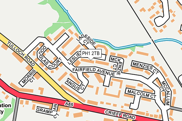PH1 2TB map - OS OpenMap – Local (Ordnance Survey)