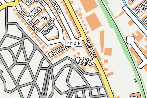 PH1 2TN map - OS OpenMap – Local (Ordnance Survey)