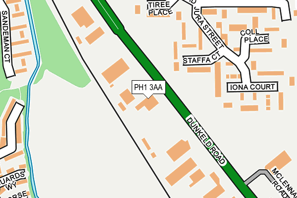 Map of FORDOUN ESTATES LIMITED at local scale