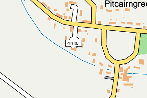 PH1 3BF map - OS OpenMap – Local (Ordnance Survey)