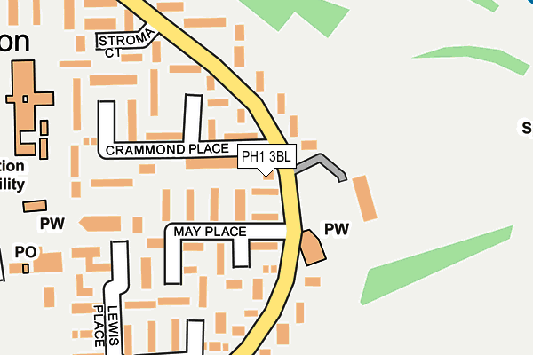 PH1 3BL map - OS OpenMap – Local (Ordnance Survey)