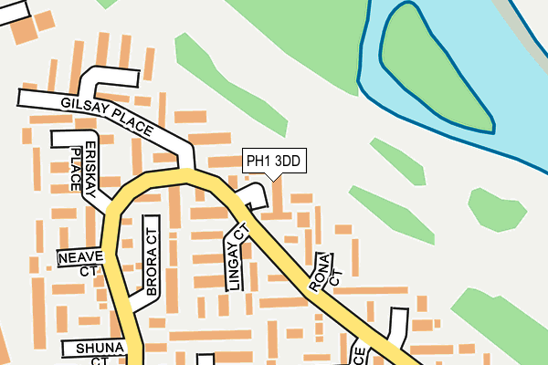PH1 3DD map - OS OpenMap – Local (Ordnance Survey)