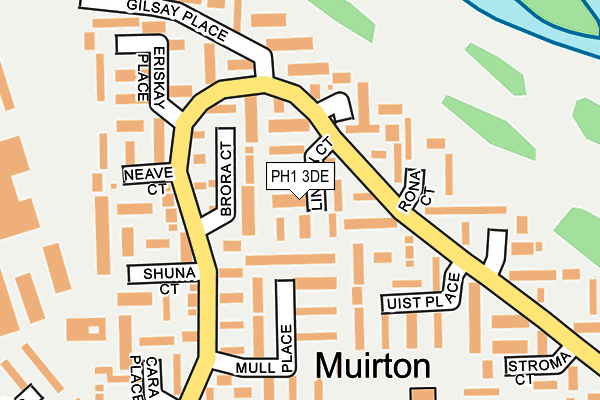 PH1 3DE map - OS OpenMap – Local (Ordnance Survey)