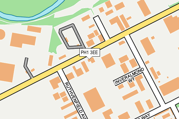 PH1 3EE map - OS OpenMap – Local (Ordnance Survey)