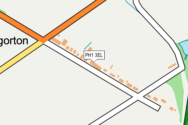 PH1 3EL map - OS OpenMap – Local (Ordnance Survey)