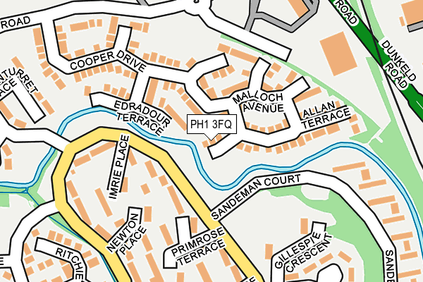 PH1 3FQ map - OS OpenMap – Local (Ordnance Survey)