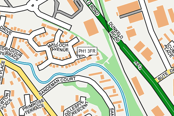 PH1 3FR map - OS OpenMap – Local (Ordnance Survey)