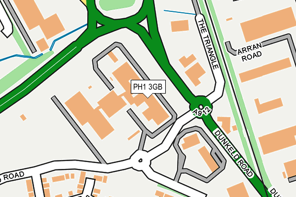 PH1 3GB map - OS OpenMap – Local (Ordnance Survey)
