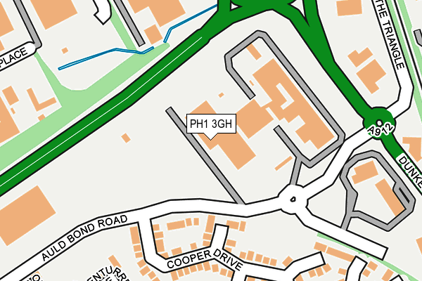 PH1 3GH map - OS OpenMap – Local (Ordnance Survey)
