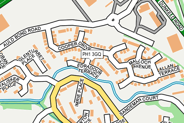 PH1 3GQ map - OS OpenMap – Local (Ordnance Survey)