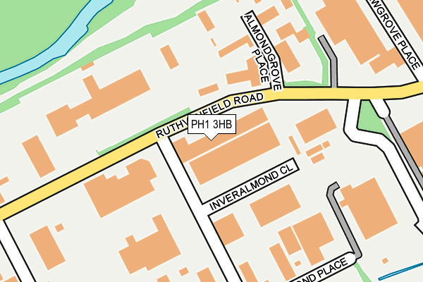 PH1 3HB map - OS OpenMap – Local (Ordnance Survey)