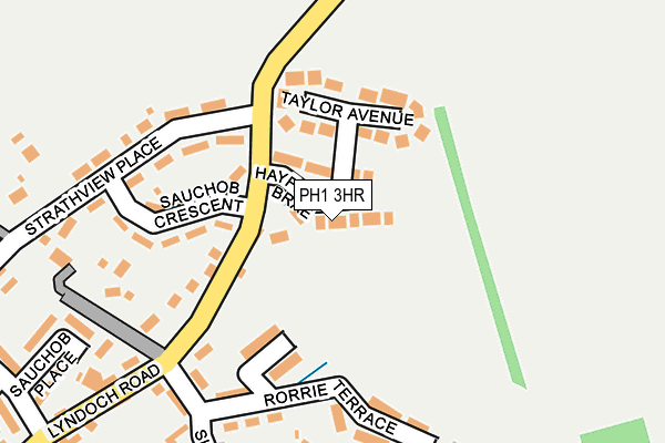 PH1 3HR map - OS OpenMap – Local (Ordnance Survey)