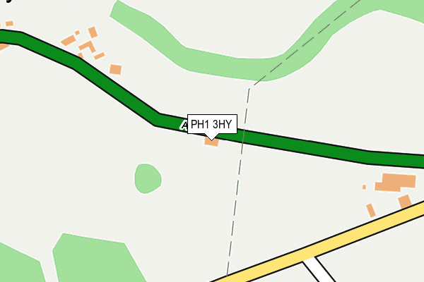 PH1 3HY map - OS OpenMap – Local (Ordnance Survey)