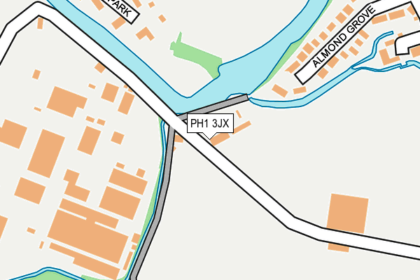 PH1 3JX map - OS OpenMap – Local (Ordnance Survey)