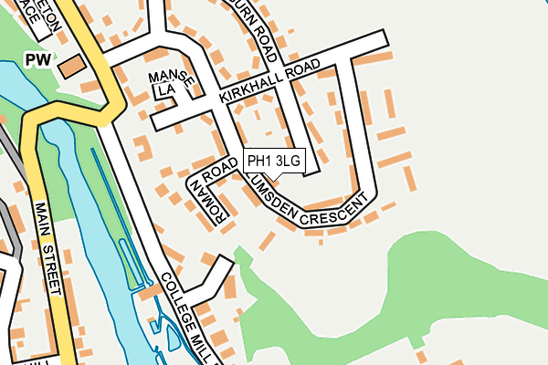 PH1 3LG map - OS OpenMap – Local (Ordnance Survey)