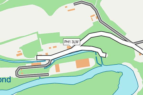 PH1 3LW map - OS OpenMap – Local (Ordnance Survey)