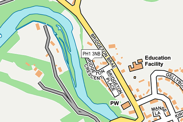 PH1 3NB map - OS OpenMap – Local (Ordnance Survey)