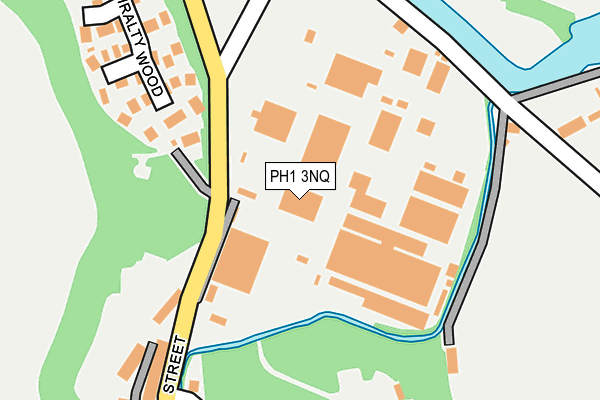 PH1 3NQ map - OS OpenMap – Local (Ordnance Survey)